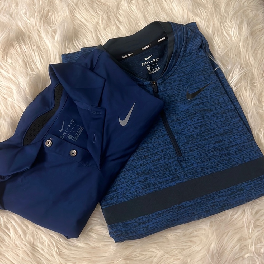 Short sleeve Nike shirt and Nike long sleeved pullover